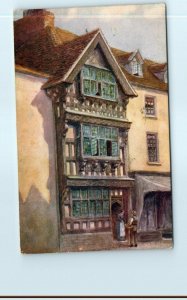 Postcard - Harvard House - Stratford-upon-Avon, England