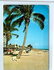 Postcard - Typical Florida beach scene - Florida