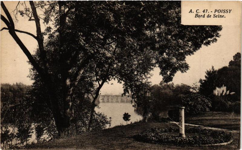 CPA POISSY - Bord de SEINE (353093)