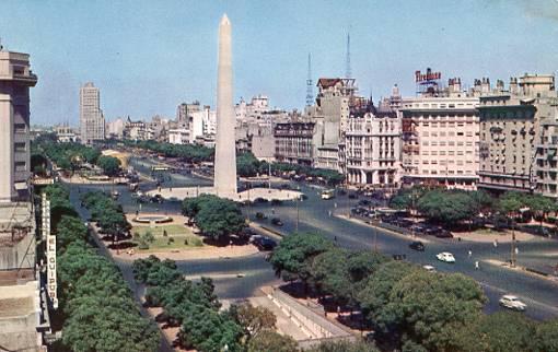 Argentina - Buenos Aires, View of Avenue 9th of July