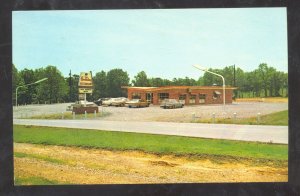 HARDIN KENTUCKY HOLIDAY RESTAURANT OLD CARS VINTAGE ADVERTISING POSTCARD KY