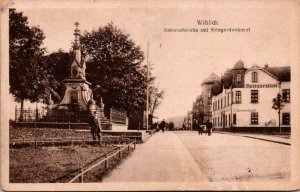 Germany Wittlich Heilstatte Bahnmhofstrasse Mit Kriegerdenkmal