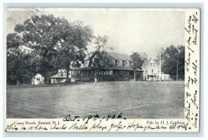 1906 Scene at Canoe Brook Summit New Jersey NJ Antique Postcard