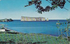 Canada Perce The Magnificent Rocher Perce From Cote Surprise Perce Quebec  1970