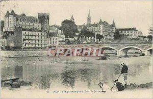 Postcard Old Bridge and Panoramic Pau Jurancon