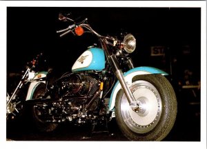 Motorcycle Advertising   HARLEY-DAVIDSON 1992 FAT BOY  4X6 Continental Postcard