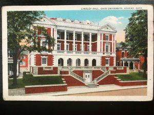 Vintage Postcard 1931 Lindley Hall Ohio University Athens Ohio (OH)