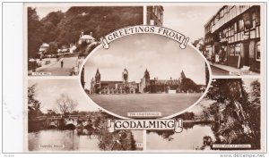 RP, GODALMING (Surrey), England, UK, PU-1952; 5-Views, Frith Hill, Eashing Br...