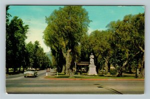 Upland CA- California, Madonna of the Trail Monument, Chrome c1967Postcard
