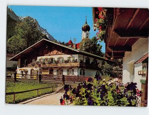 Postcard Oberbayerisches Bauernhaus Germany