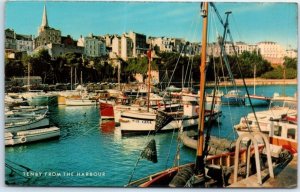 Postcard - Tenby From The Harbour - Tenby, Wales