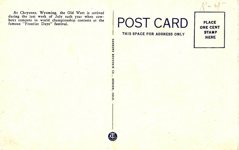 WY - Cheyenne. Union Pacific Railroad Depot