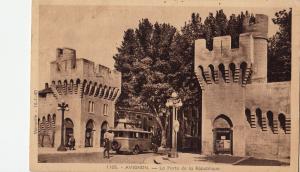 BF16169 avignon la porte de la republique france  front/back image