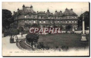 Postcard Old Paris VI the Luxembourg Palace