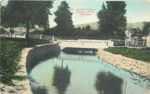 1913 Canal Cottage Campus Dillion Montana hand colored Postcard 8471