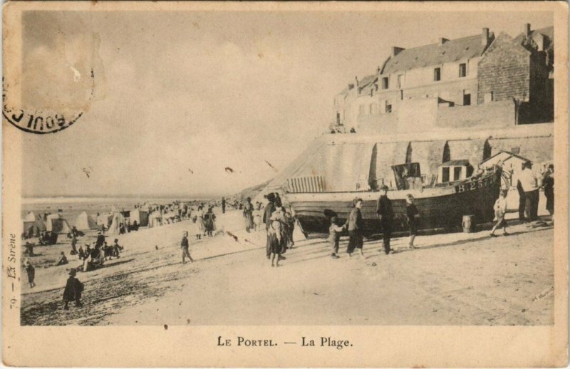 CPA LE PORTEL - La Plage (138820)