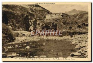 Old Postcard Colmars the Alps Verdon and Fort de France