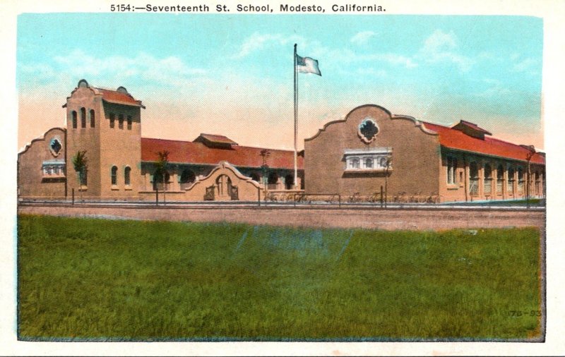 California Modesto Seventeenth Street School