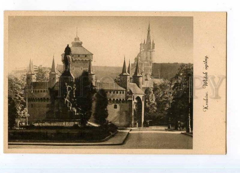 246995 POLAND KRAKOW view Vintage Ars Sacra postcard