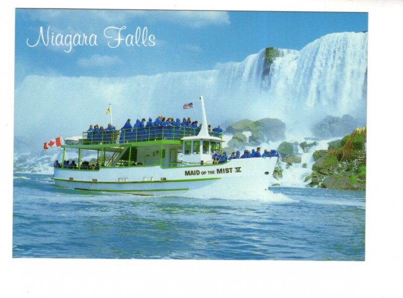 Large 5 X 7 inch, Maid of the Mist, American Falls, Niagara Falls, Ontario,