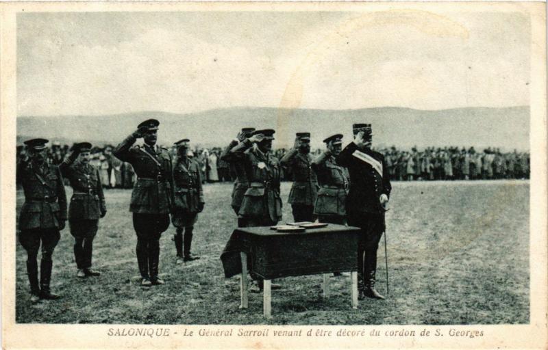 CPA Militaire - Greece - Salonique - General Sarroil (697548)