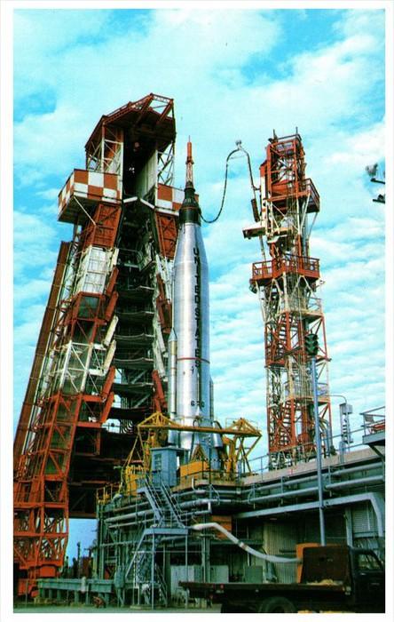 Atlas-Mercury readied for launch   John F.Kennedy Space Centers N.A.S.A.