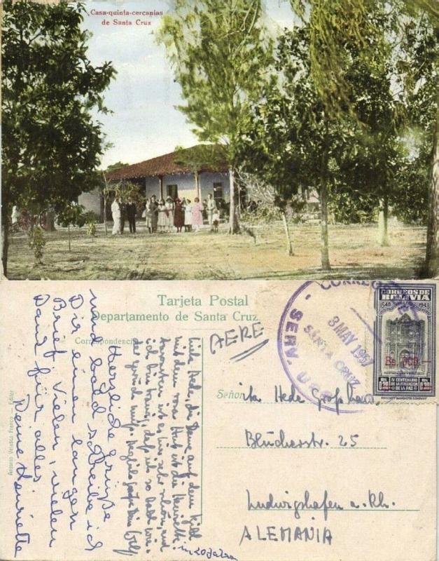 bolivia, SANTA CRUZ, Casa Quinta Cercanias (1910s) Antonio Velasco Franco