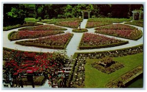 c1960's Rose Gardens Bellingrath Gardens Mobile Alabama AL Unposted Postcard