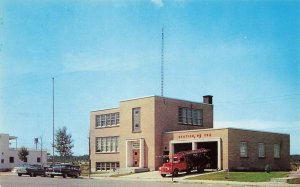 Malartic Québec Canada  Fire Department Postcard