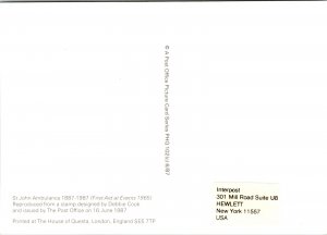 St John Ambulance First Aid at Events 1965 Maxi Postcard Philatelic