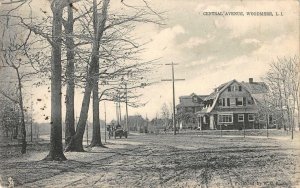 Central Avenue WOODMERE, L.I. New York Long Island 1910 Tuck Vintage Postcard