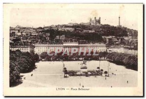 Postcard Old Lyon Place Bellecour