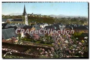 Postcard Old Oloron Ste Marie Basses Pyrenees general view the Three Church