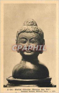 Old Postcard Chinese Statue (Europe Wei) Fernand Nathan Publisher Paris