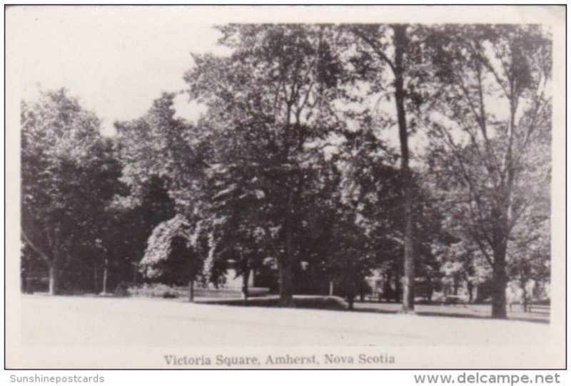 Canada Nova Scotia Amhersy Victoria Square Real Photo