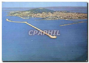 Modern Postcard On the roads of the sky Sete Aerial view