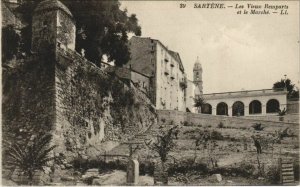 CPA Sartene Les Vieux Remparts et le Marche CORSICA (1078057)