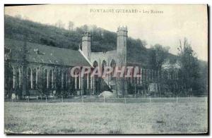 Old Postcard Fontaine Guerard Ruins