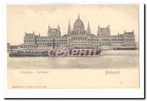 Hungary hungary CPA Budapest Orzaghaz Parliament (boat ship)