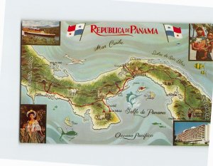 Postcard Republica De Panama