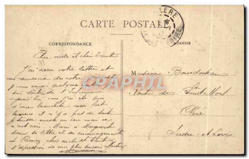 Old Postcard Lorient the Pore and Defense Mobile Boat