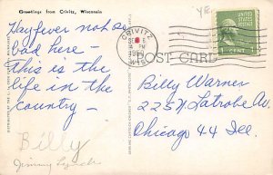 Greetings from - Crivitz, Wisconsin WI