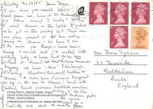 uk34914 dining room glamis castle angus  uk