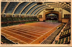 New Jersey Atlantic City Interior Of Largest Convention Hall & Theatre In The...