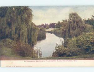 Pre-1907 PARK SCENE Milwaukee Wisconsin WI hp9799