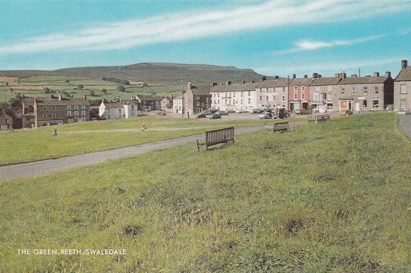 The Green Reeth Swaledale 1970s Postcard