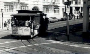 Cable Car at Powell & Washington Sts. - San Francisco, CA