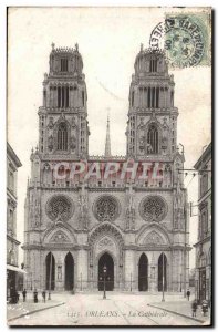 Old Postcard Orleans Cathedrale