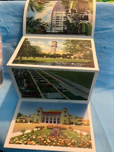 San Antonio Texas The Lone Star State Souvenir Folder Postcard 18 Views