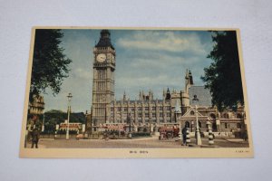 Big Ben London England Postcard Raphael Tuck & Sons Ltd Queen Elizabeth II 1954